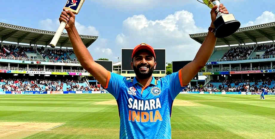 ভাঙা হেলমেটের ফিতে, দুই মিনিট, আর ক্রিকেটের প্রথম শূন্য